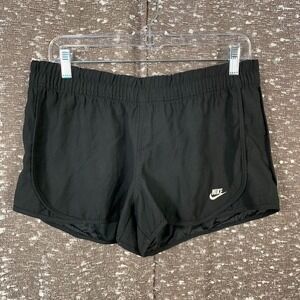 Nike Track & Field Running‎ Shorts Black Embroidered Logo Women's M